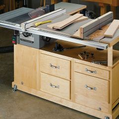 Woodsmith Compact Table Saw Station Plan  