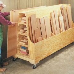 Woodsmith Roll-Around Lumber Cart Plan 