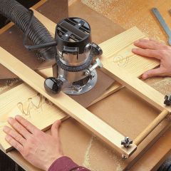 Woodsmith Shop-Made Pin Router Plan 