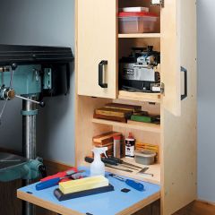 Woodsmith Wall-Mounted Sharpening Center Plan