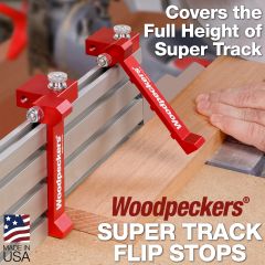 woodpeckers super track flip stops