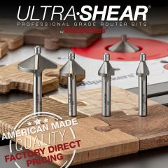 Ultra-Shear Micro-Bearing Chamfer Bits 