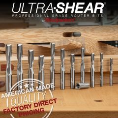 Variable Helix Joinery Router Bits
