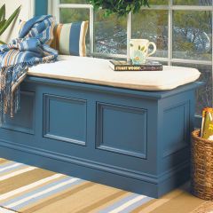 Woodsmith Paneled Window Seat Plan