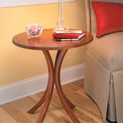 Woodsmith Curved-Leg End Table Plan  