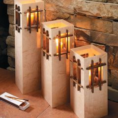 Woodsmith Tower Candle Stands Plan 