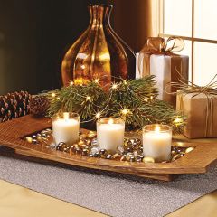Woodsmith Curved Tray Centerpiece Plan