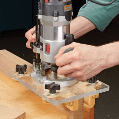 Woodsmith Auxiliary Router Bases Standard Plan & Premium Shop Drawings 
