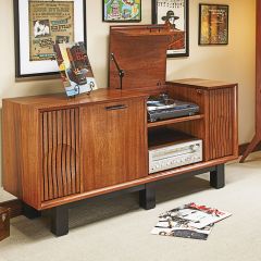 Woodsmith Turntable Console Plan 