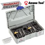 Amana Tool 12-Piece Countersink Set in Tanos Case