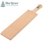 The Blue Spruce Double-Sided Leather Paddle Strop.