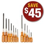 GRACE USA 12-Piece Screwdriver Combination Set