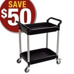 This handy Tub Cart is the perfect companion to any shop. Quickly and smoothly transport material or tools in your workspace while keeping them easily organized.