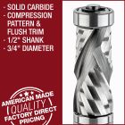 compression pattern flush trim