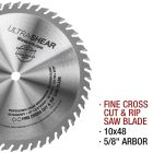 fine cross cut rip saw blades