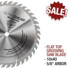 flat top gooving saw blade