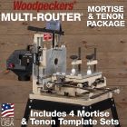 multi-Router shown with all accessories included in Mortise and Tenon Package
