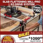 Woodpeckers Slab Flattening Mill Pro