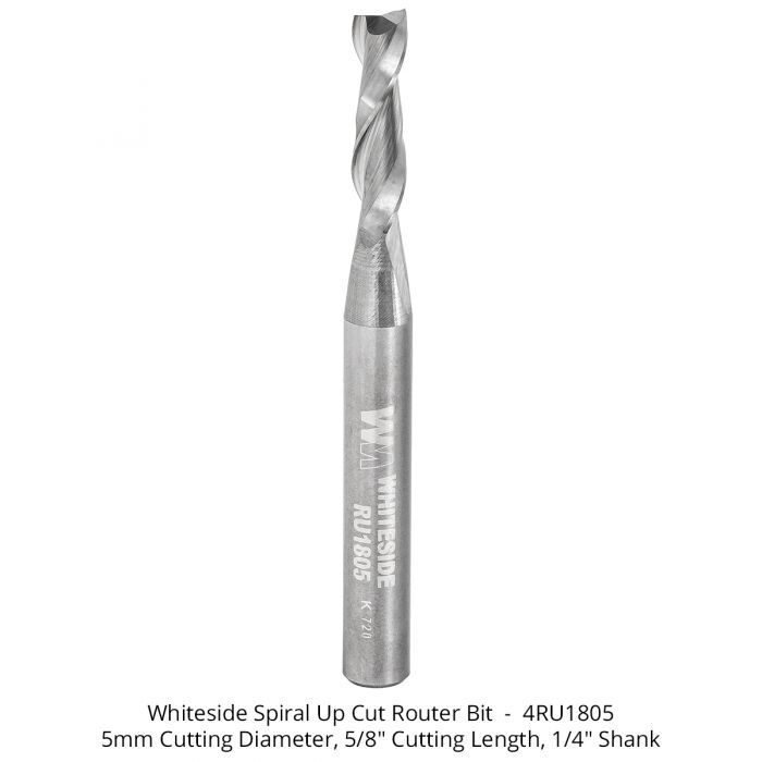 Whiteside Standard Spiral Upcut Bits