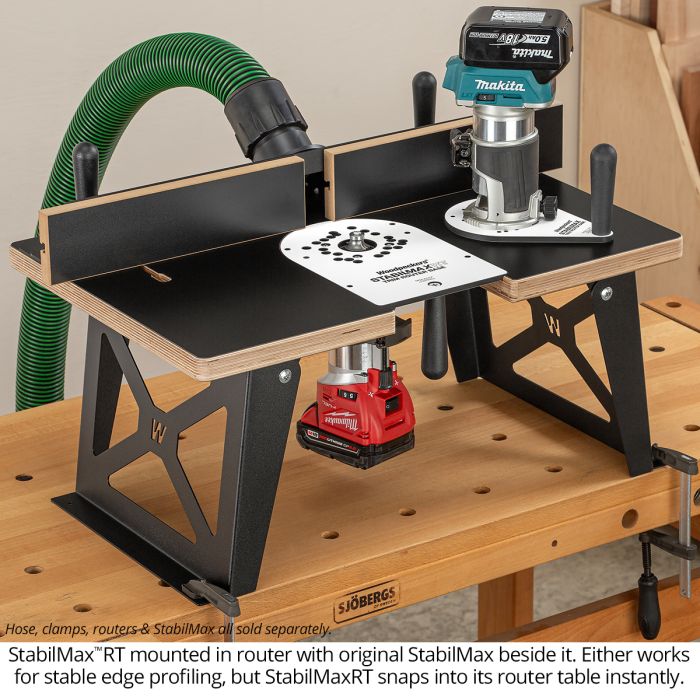 StabilMaxRT Router Table | Portable Bench Top Router Table