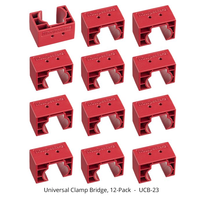 Woodpeckers Universal Clamp Bridges Aid Tricky Assemblies