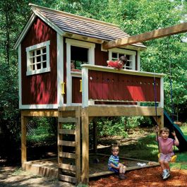 Woodsmith Backyard Playhouse Plan