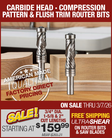compression head router bits