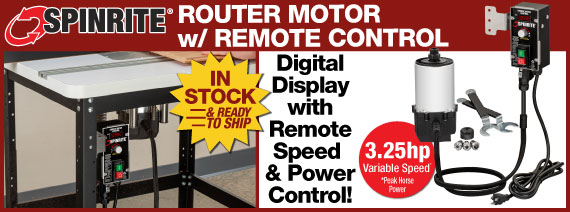spinrite router motor