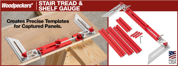 stair tread shelf gauge