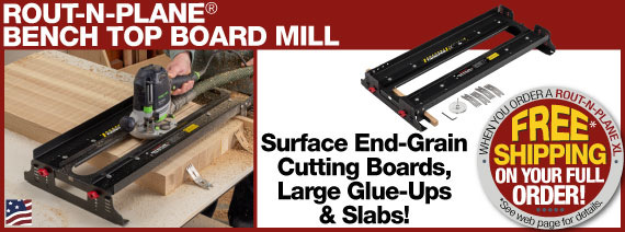 rout n plane bench top board mill