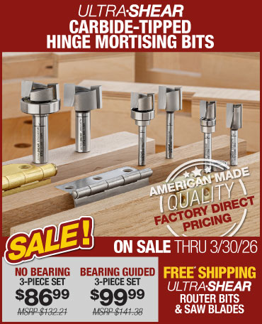 hinge mortising router bits