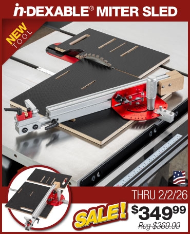 in-dexable miter sled