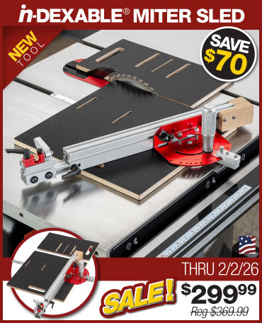 in-dexable miter sled