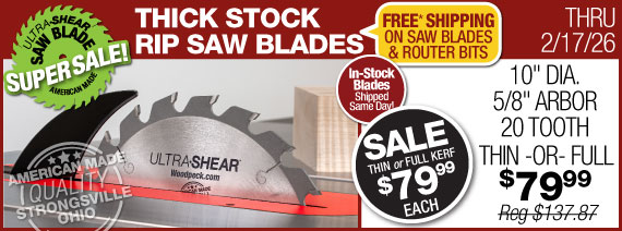 thick stock rip blade