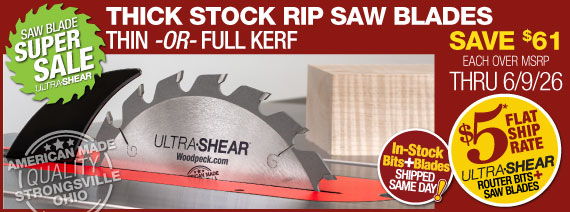thick stock rip saw blade