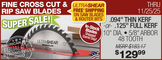 fine cross cut rip blade