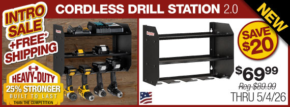 cordless drill station