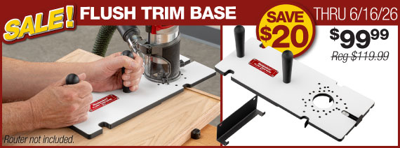 flush trim base