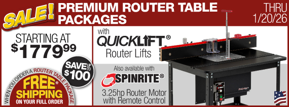 router table packages
