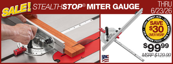 stealthstop miter gauge