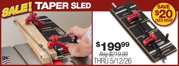 taper sled