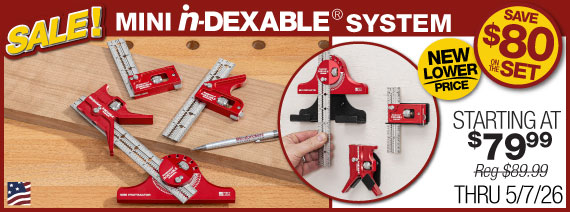 mini indexable squares